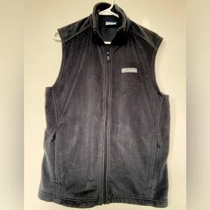 Columbia navy fleece vest
